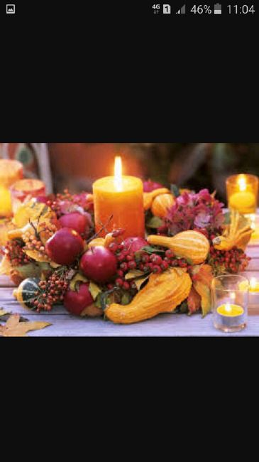 Centrotavola tema autunno  10