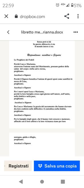 Funzione in chiesa 1