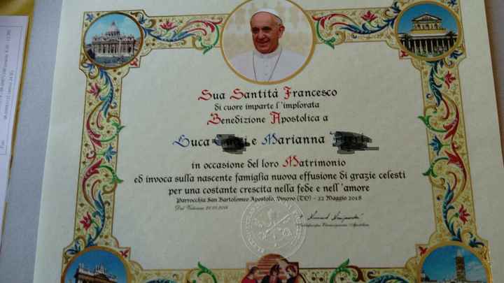  Benedizione di papa Francesco - 1