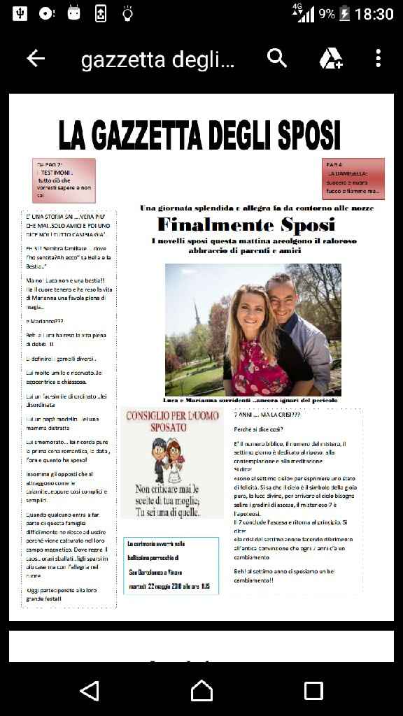Gazzetta degli sposi - 1