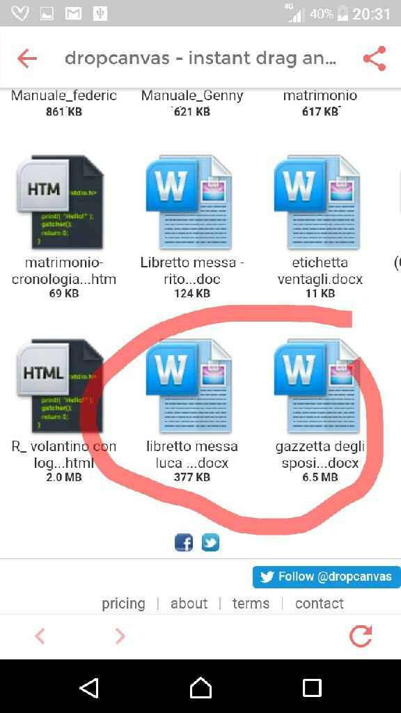 Gazzetta degli sposi caricato file - 1