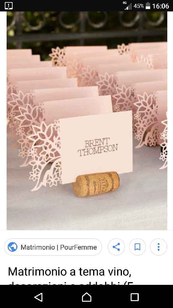 Escort cards - 1