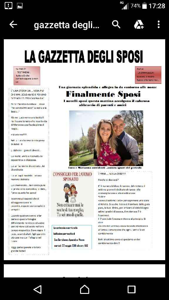Gazzetta sposi - 1