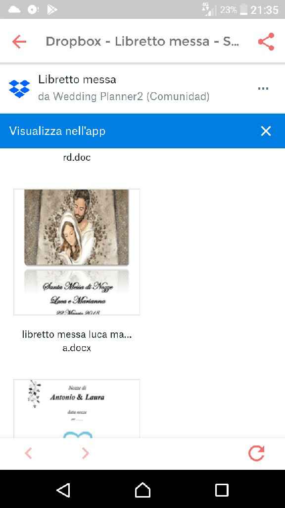 Info libretti messa - 1