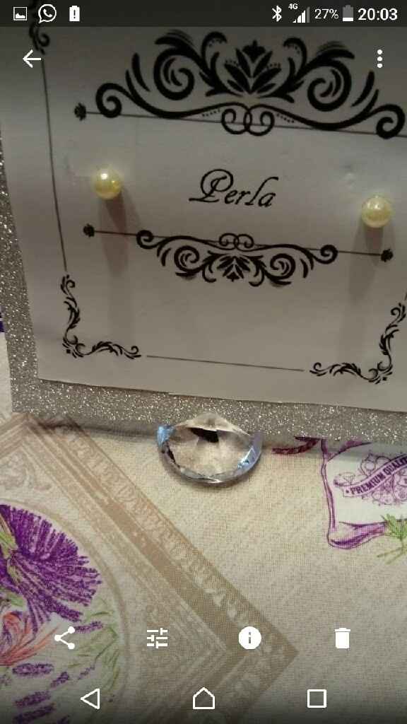 Segnaposto tema diamante - 2