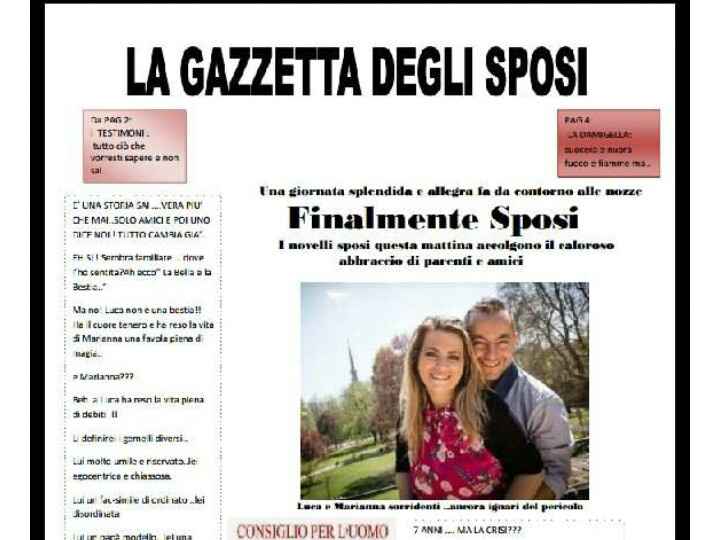 Gazzetta degli sposi - 1