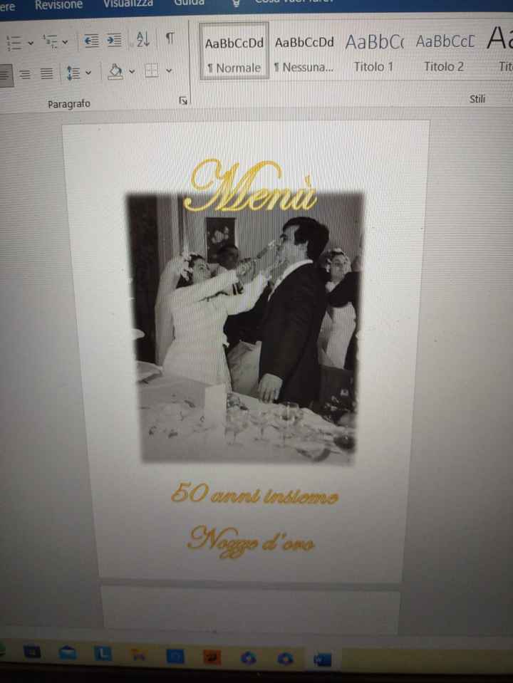 Nozze d'oro partecipazioni finite - 1