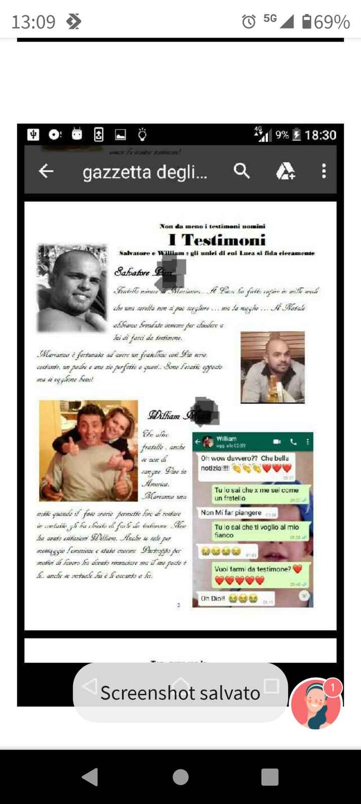 Gazzetta degli sposi caricato file - 3