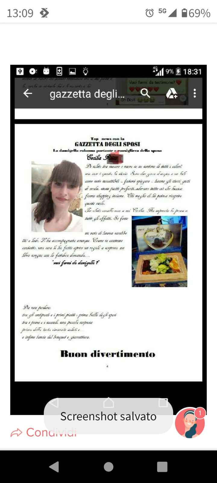 Gazzetta degli sposi caricato file - 4