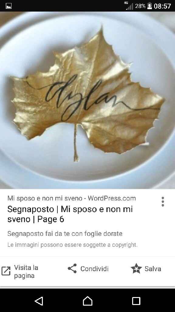  Segnaposto...zero idee!!! - 2