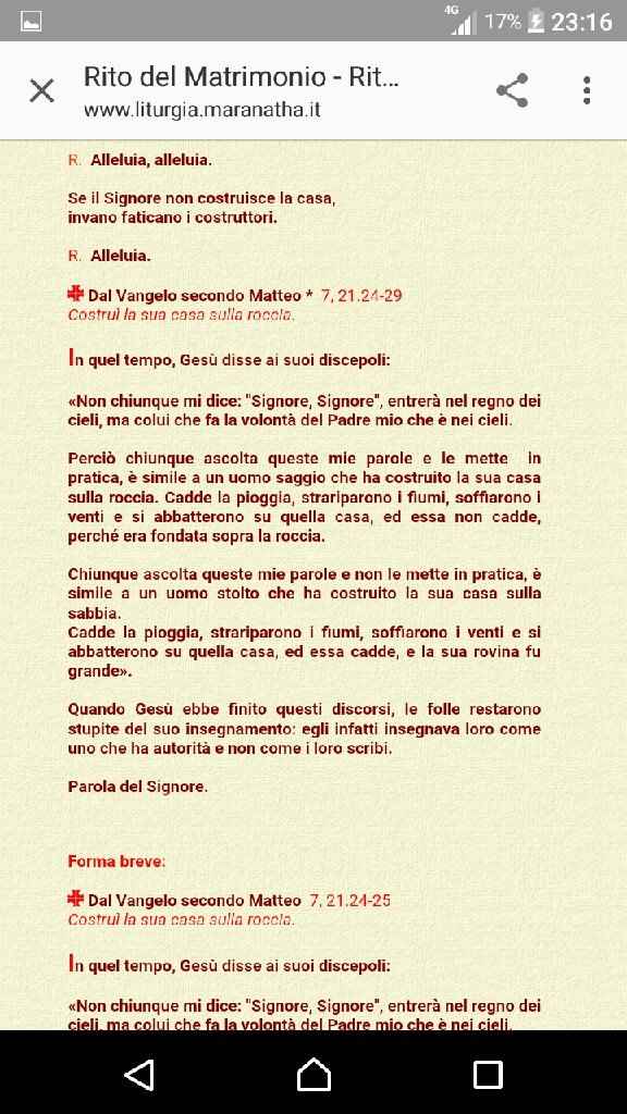  Letture in chiesa - 1
