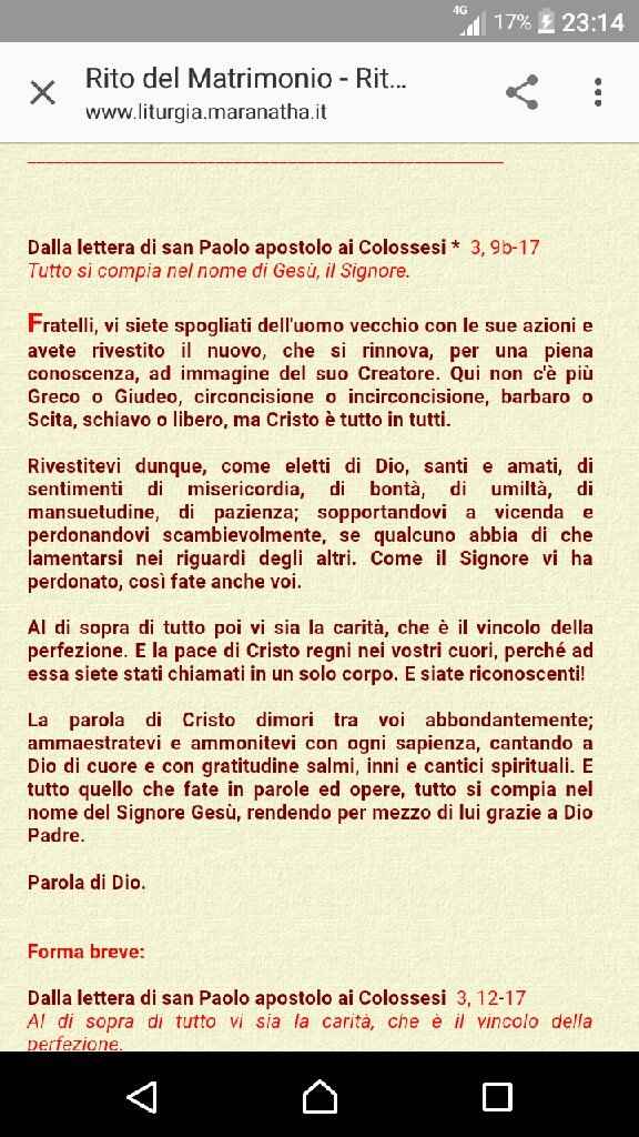  Letture in chiesa - 2