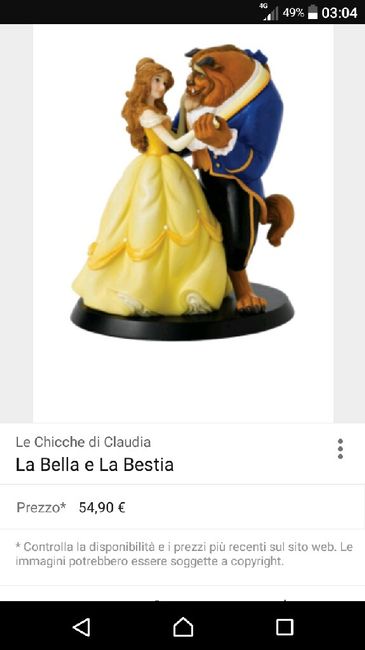 Bella e la bestia statuine - 2