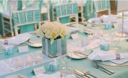 Nomi dei tavoli da assegnare con il colore Tiffany 3