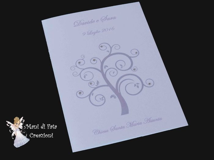 libretto messa (o menù)