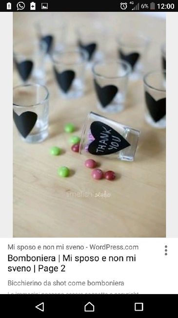 Bicchierini segnaposto 3