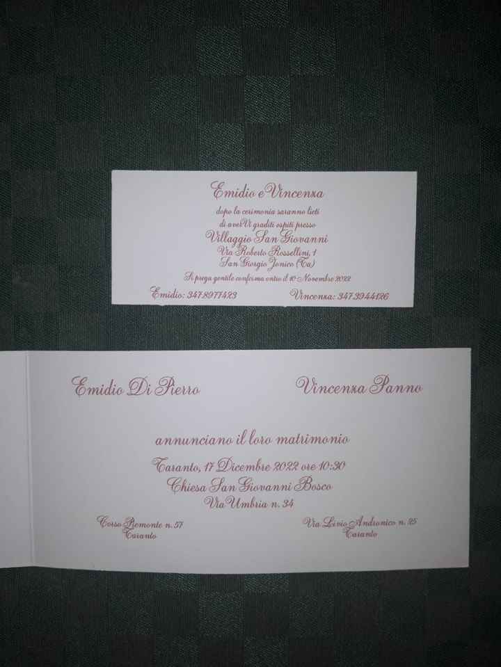 partecipazioni arrivate 😍😍😍😍😍😍😍😍 - 1