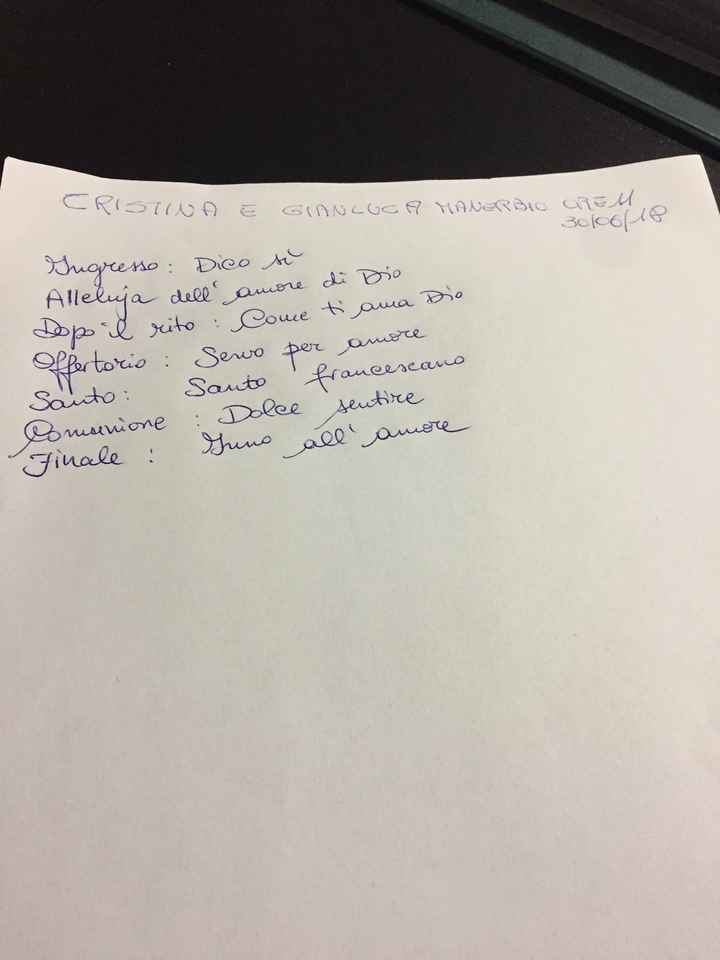  Scelta canti liturgici ⛪ - 1