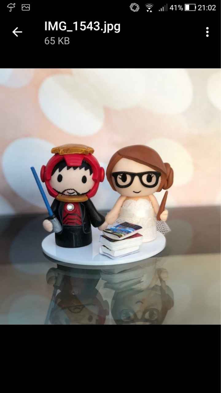 Matrimonio nerd: il cake topper - 1