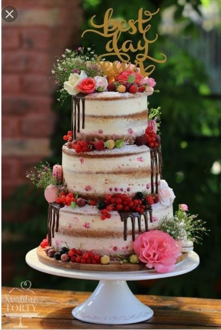 Torta nuziale - Naked cake 1