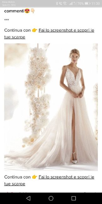 Fai lo screenshot e scopri il tuo abito da sposa - 1