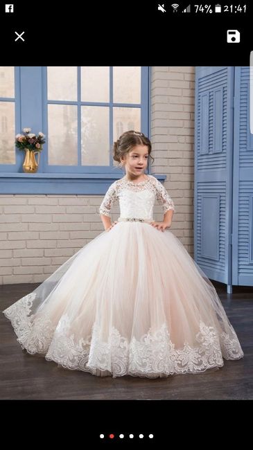 L'outfit delle damigelle bambine 2