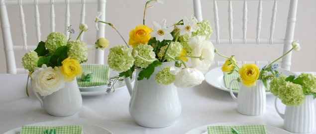fiori per tavoli