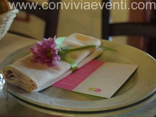 matrimonio in rosa e verde per angela