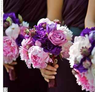matrimonio in rosa e viola per angela