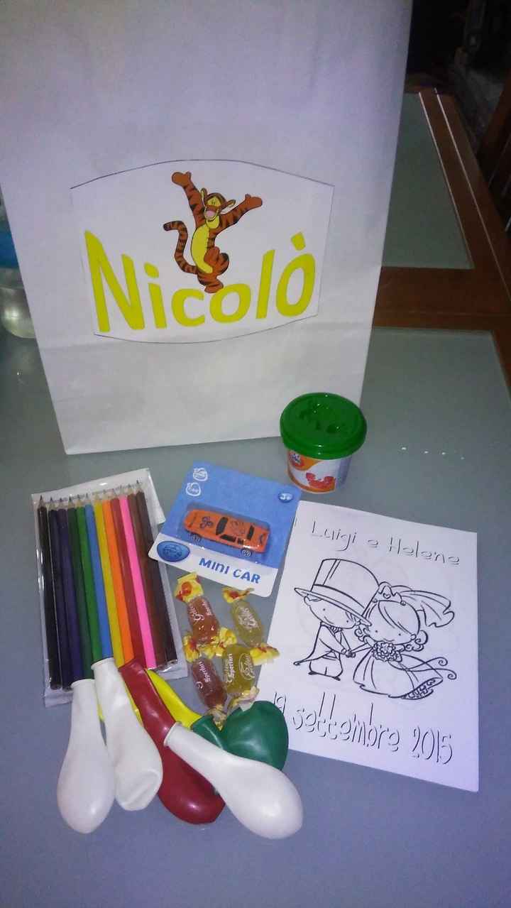 WEDDING BAG BIMBI - INTERNO ESEMPIO