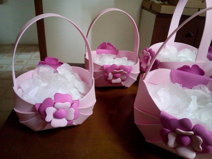 cestini petali per bimbe