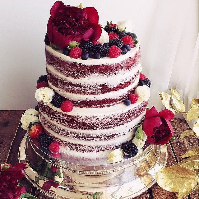 red velvet naked cake velata