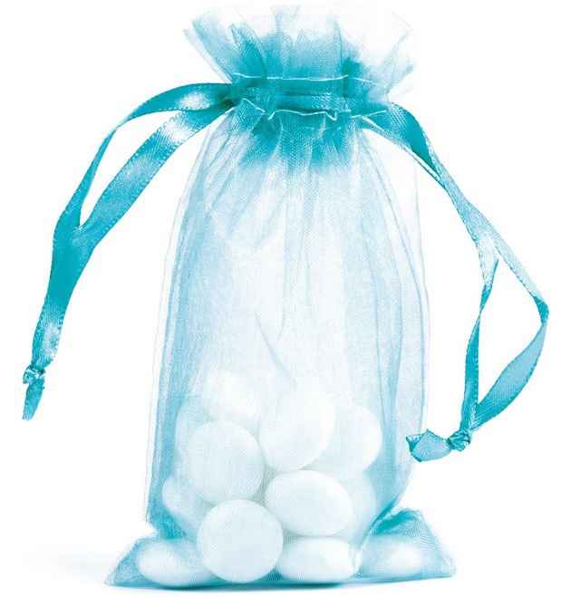 portaconfetti organza