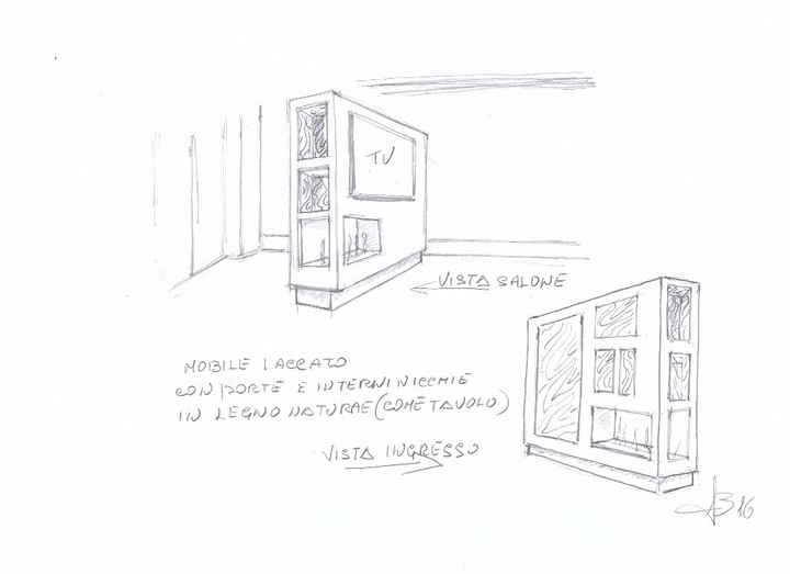 Parete del camino (ingresso)