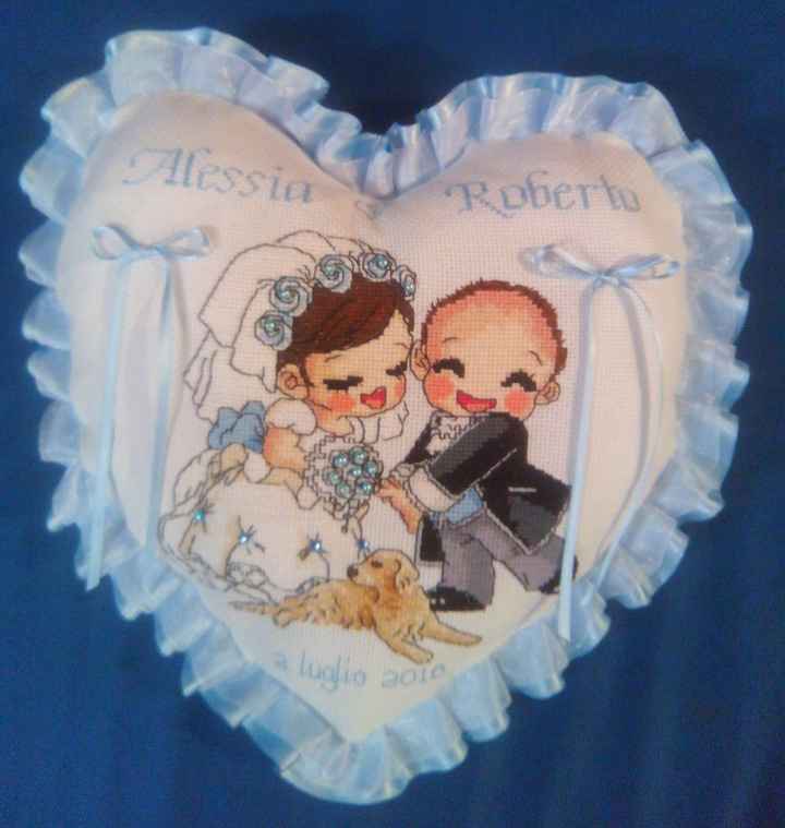 Cuscino portafedi comune