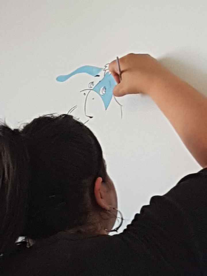 Inizio pittura cameretta - 3