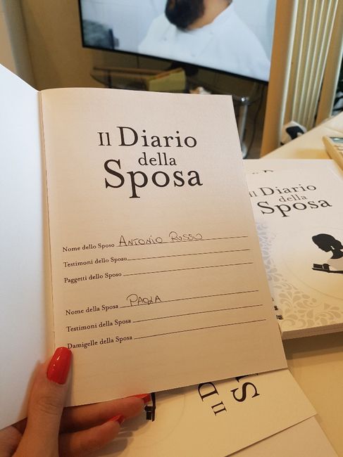 Il mio diario della sposa. - 1