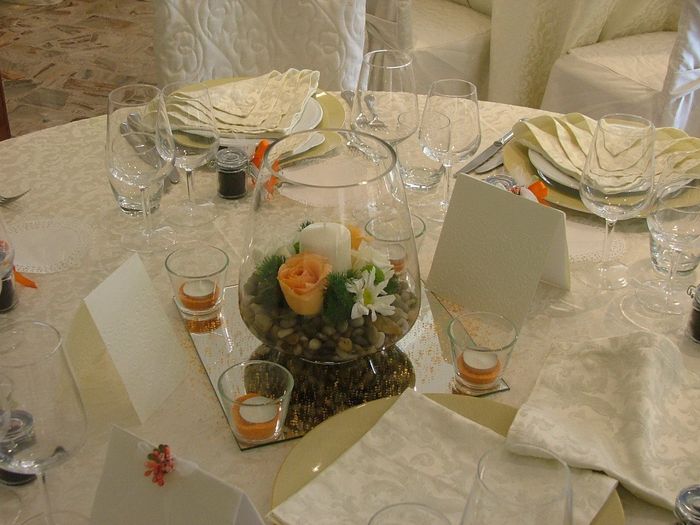 Centrotavola arancio