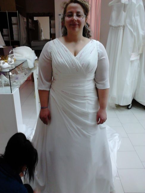 Vestito avanti con sarta