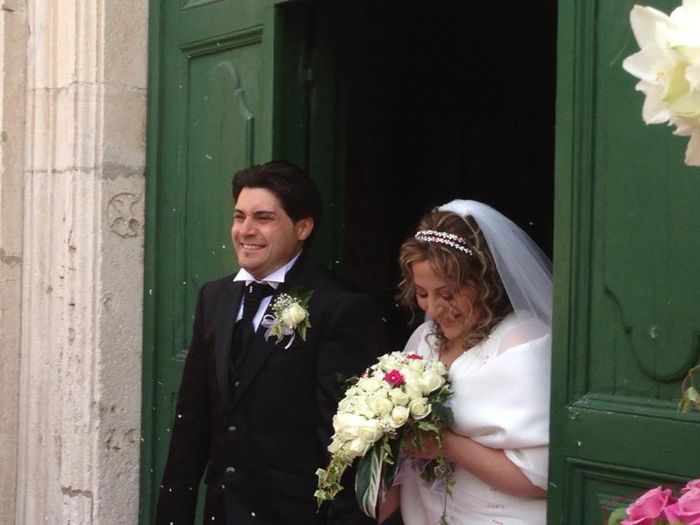 Uscita dalla chiesa...