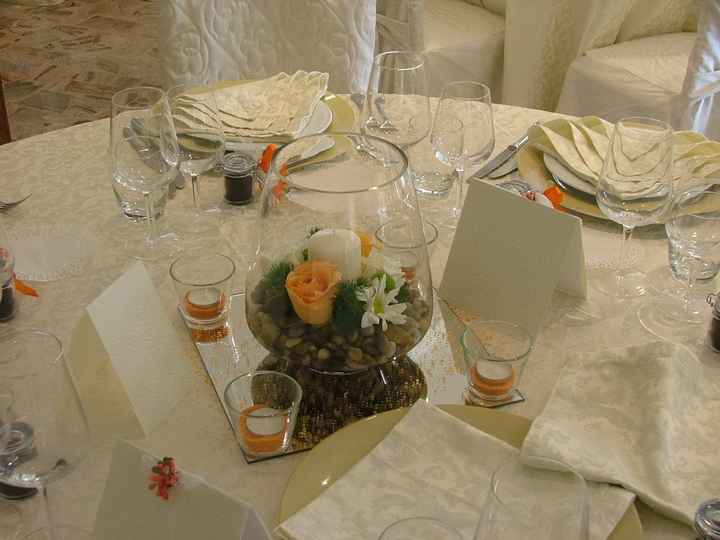 Centrotavola arancio