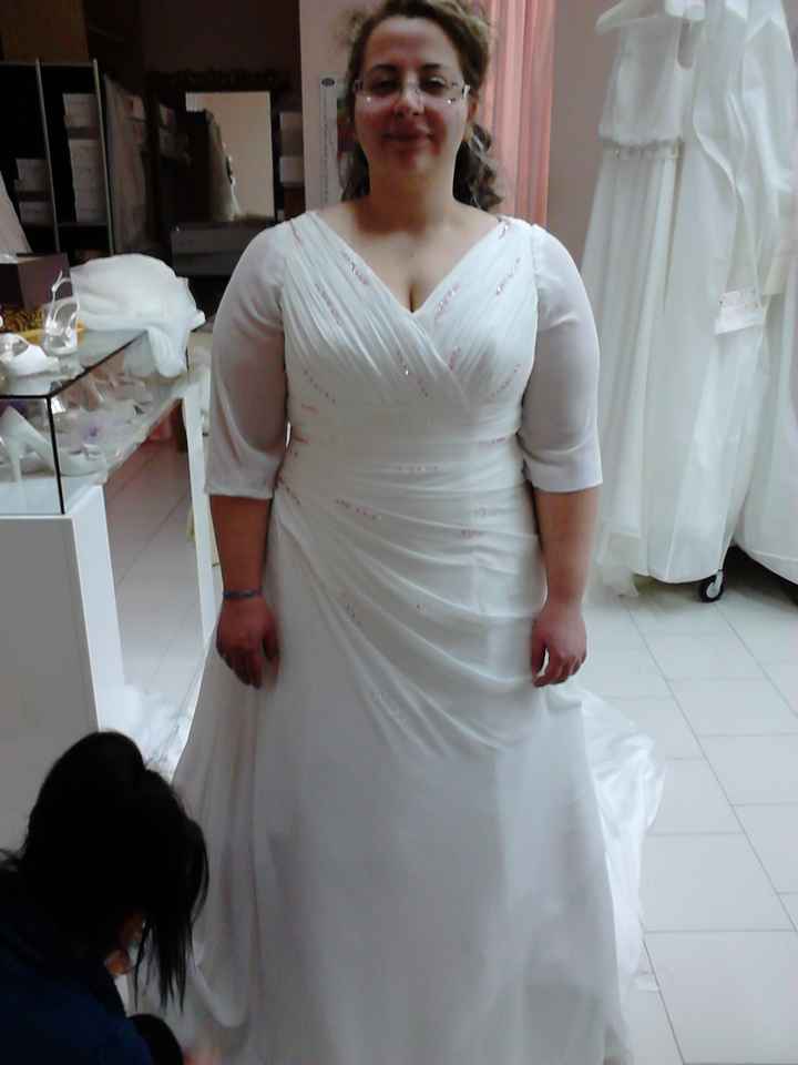 Vestito avanti con sarta