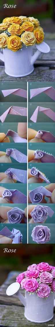 Rose fai da te molto belle...