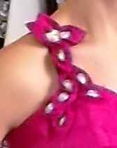 Dettaglio vestito fuxia