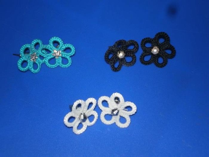 Orecchini a fiore in chicchierino