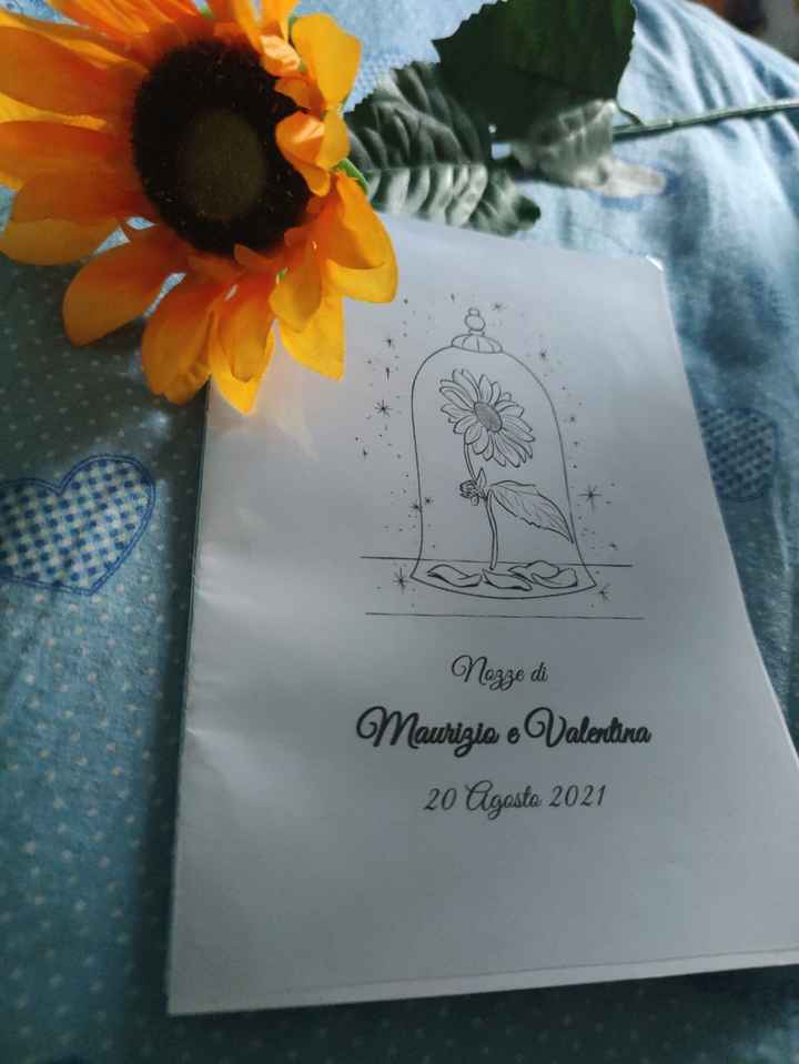 Libretto della messa realizzato da me - 1