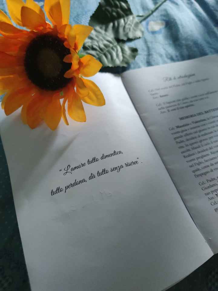 Libretto della messa realizzato da me - 2