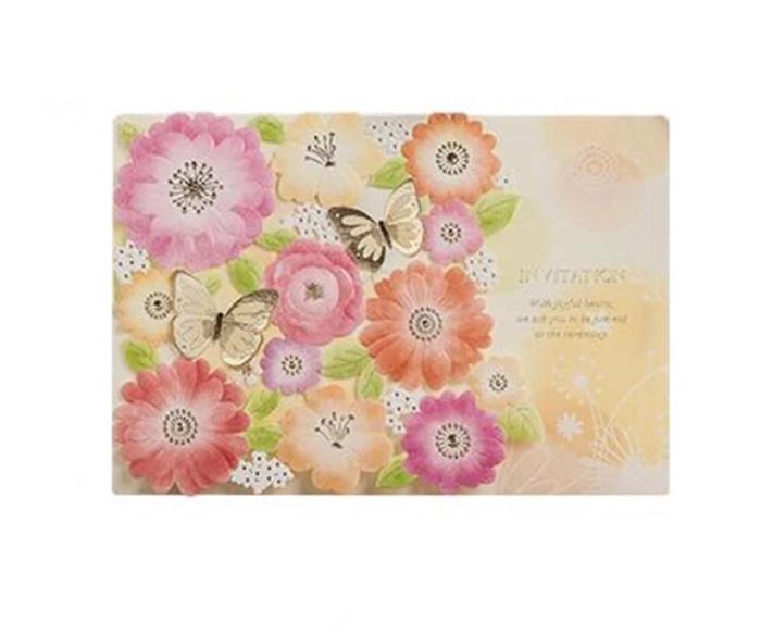 Tema fiori e farfalle - 2