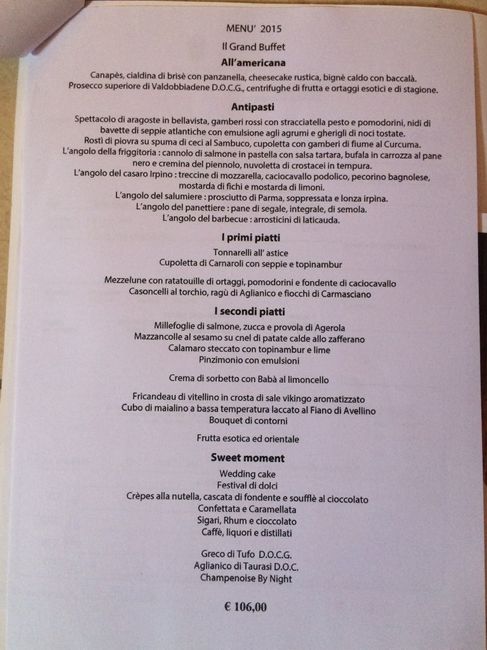 Costo ristorante - 1