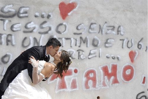bacio sposi